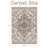 Oriental Medallion Area Rug 5x7 Machine Washable with Non-Slip Backing for Bedroom Living Room