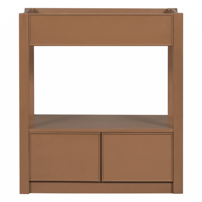 Base de meuble-lavabo simple 29,4 po seulement, Brun