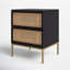 Table de chevet 2 tiroirs Prudhoe-728621390