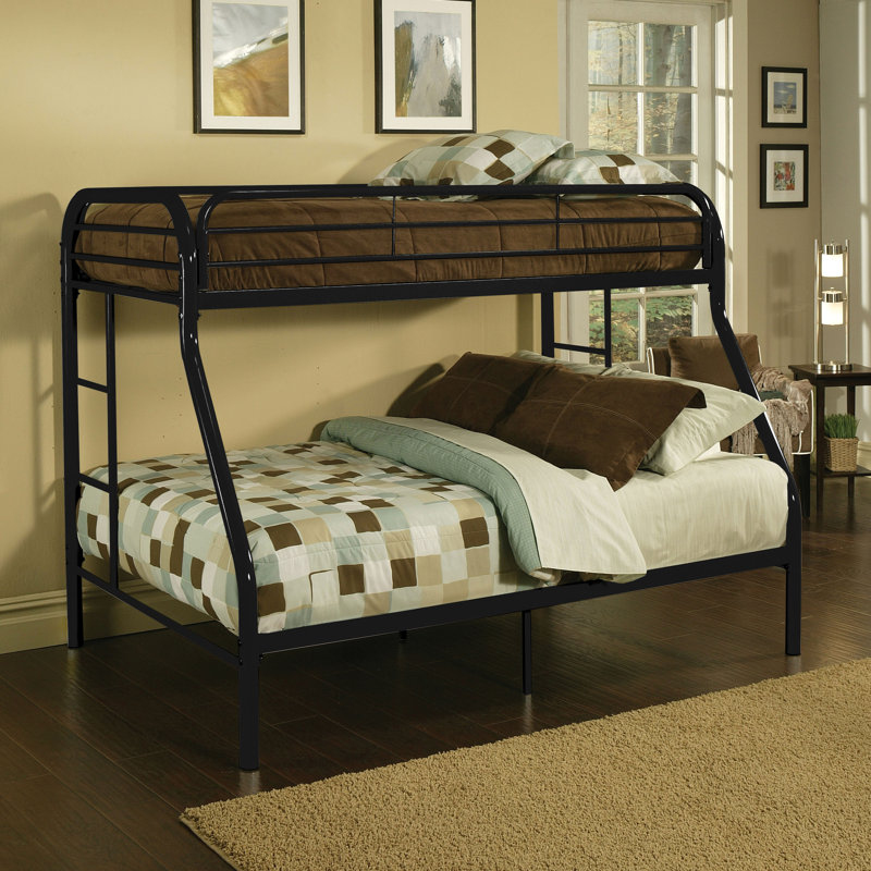 Henline Kids Bunk Bed, Twin Over Full, Red