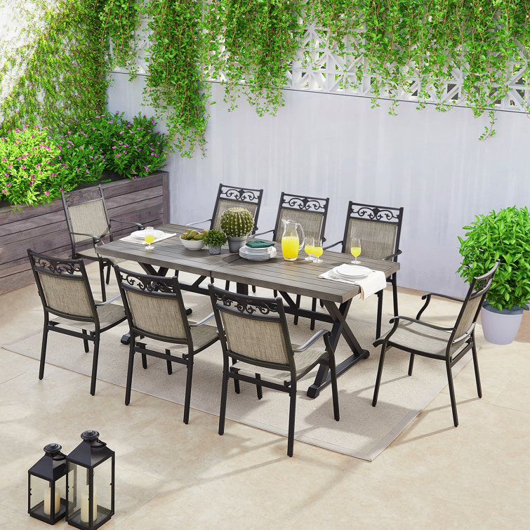  Rectangular 8 - Person Dining Set