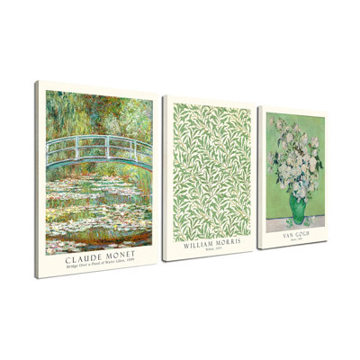 3 Piece Wrapped Canvas Wall Art