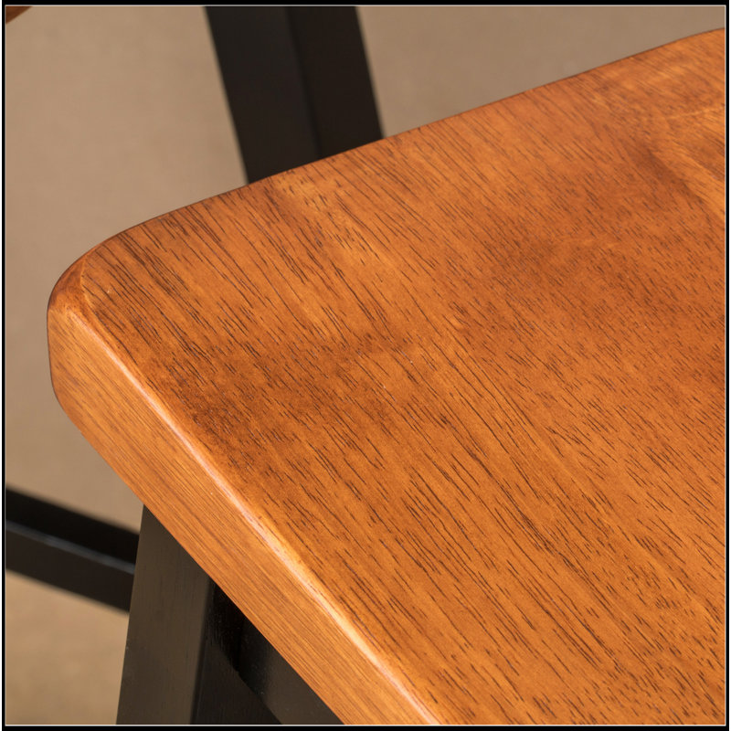 TABOURET SADDLE EN BOIS 29 po