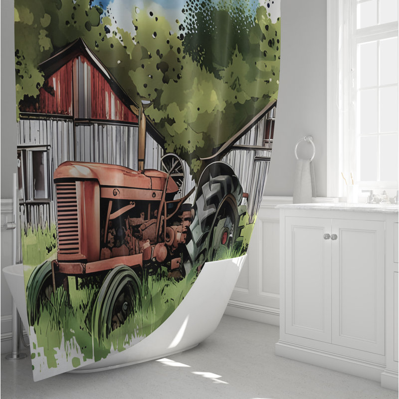 Rideau de douche Curhan, H 72 po x l 70 po
