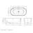 Enigma 53 in. L x 29-1/2 in. W x 22-7/8 in. H Freestanding Acrylic Bathtub-96207820