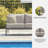 Codin Outdoor Sofa With Cushion