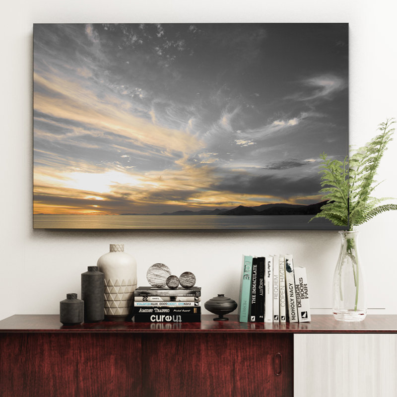 Ciel au-dessus - reproduction de photo sur toile, H 24 po x l 36 po x P 1,5 po