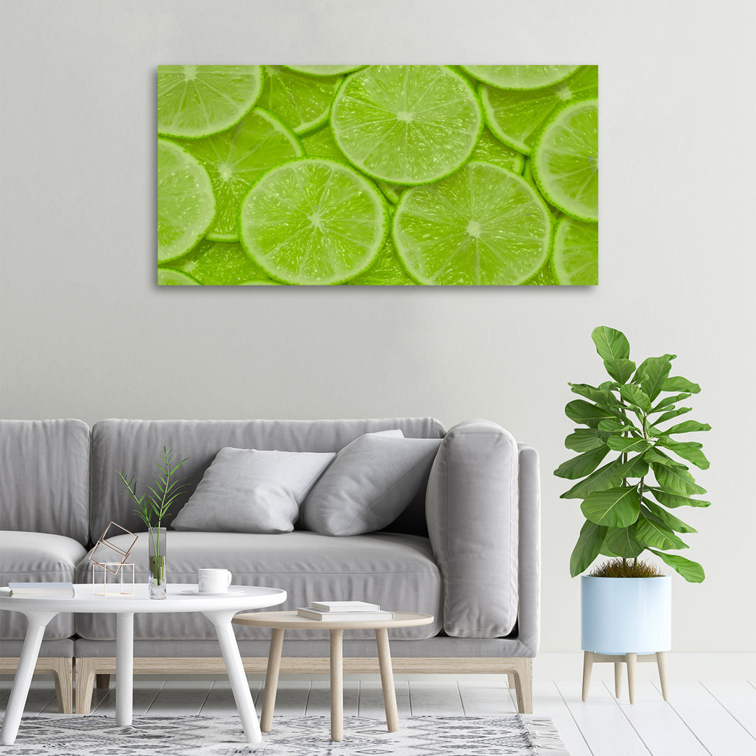 Glasbild Limes