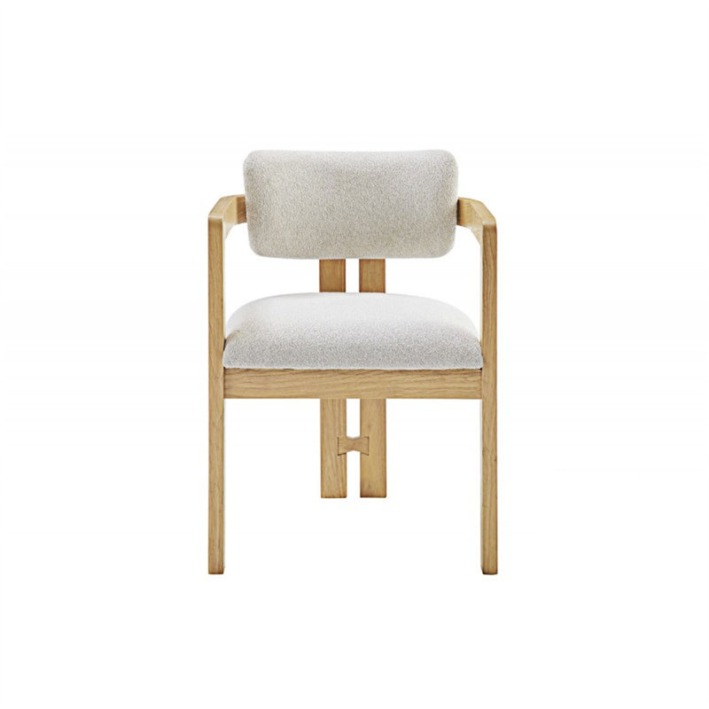 Chaise d'appoint rembourrée, 1, Naturel