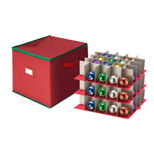 Whitmor Ornament Storage Box