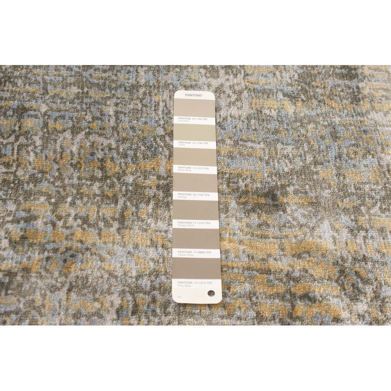 Tapis taupe tissé à la main Gadar