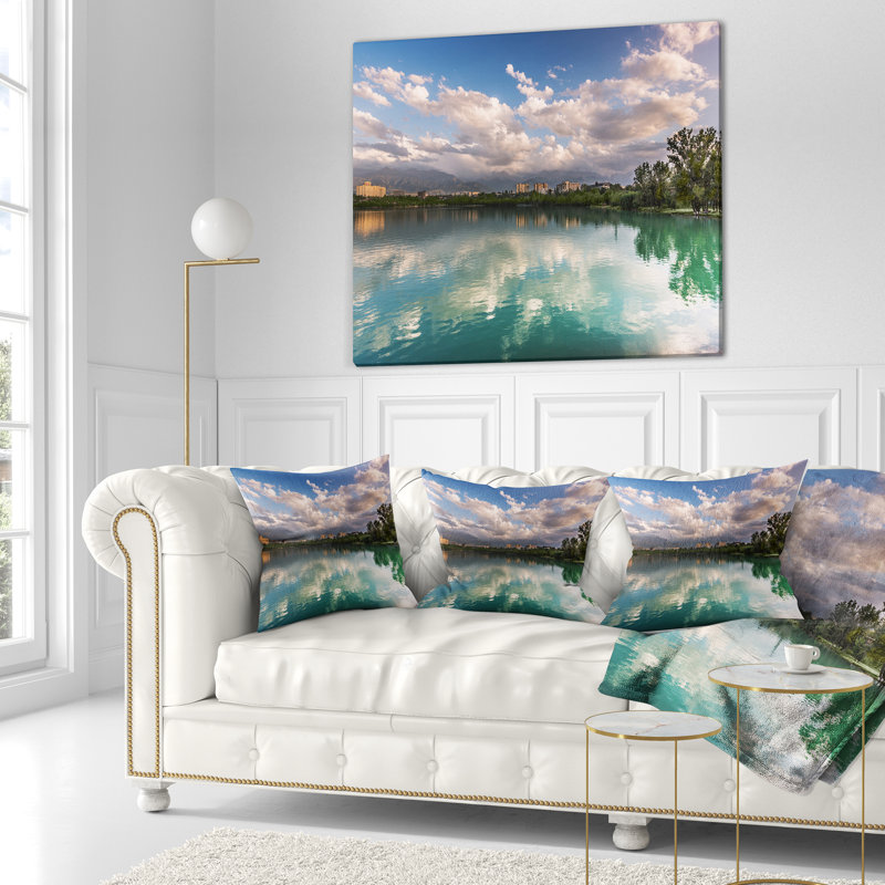 Housse et housse de coussin Cityscape, 18 po x 18 po, Coussin décoratif