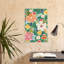Illustrated Floral Green Abstract Contemporary Modern Nature Spring Wall Art-1984252439-1984252437