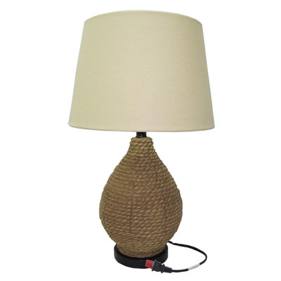 Lampe de table 26,5 "Jute Jug