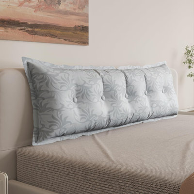 Sit-up Back Comfort Button Tufted Decorative Headboard Back Support Throw Pillow, Accent Body Pillow for Side Sleepers Compression