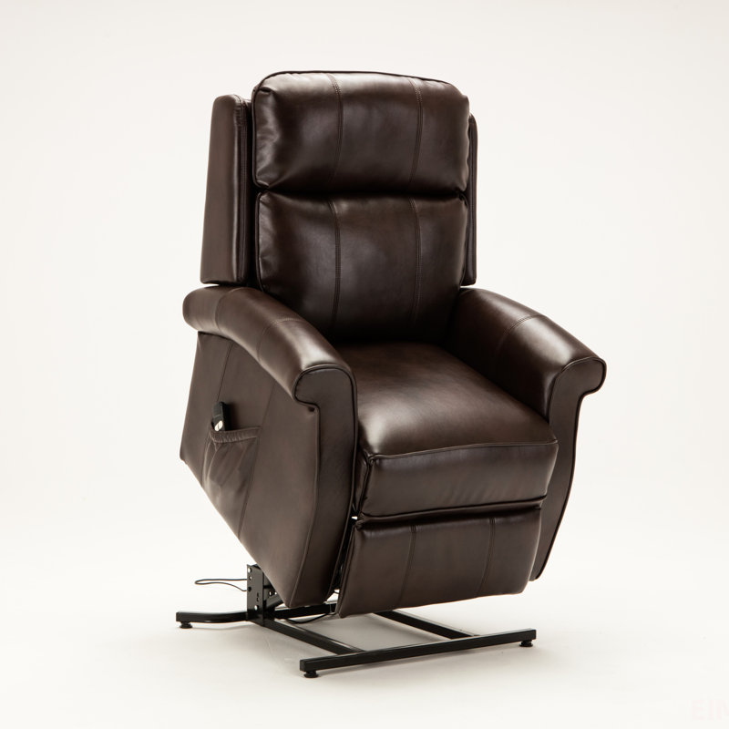 Traditional Lift Chair, Recliner Chair Modern Recliner Sofa, Brown