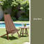 Chaise pliante en bois