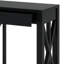 Console en placage avec 4 tiroirs spacieux, table d'entrée de style moderne Crisscross avec rangement ouvert-175275142