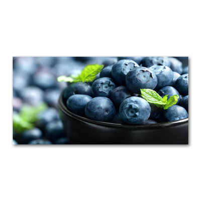 Blueberries 1 Piece Wrapped Canvas Wall Art