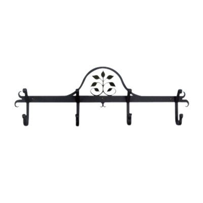 4 - Hook Wall Mounted Coat Rack