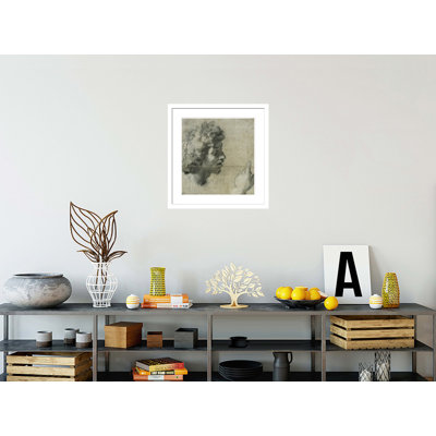 Study for the Head and Hand of an Apostle by Raphael -Framed Giclee Print