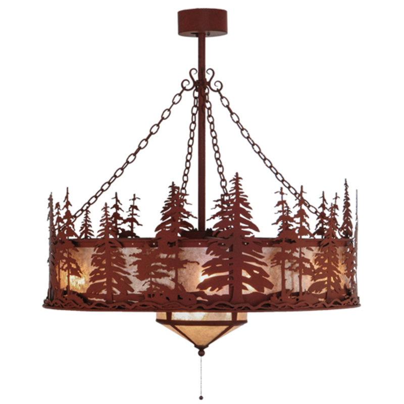 Tall Pines Downrod Ceiling Fan