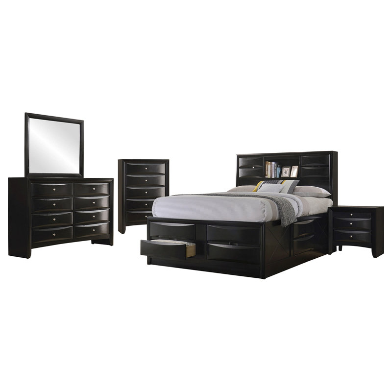Ensemble de chambre à coucher 5 pièces Isabel