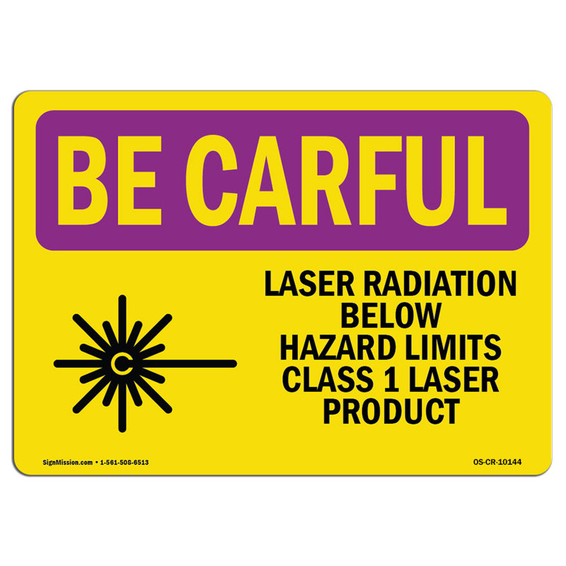 OSHA Caution Radiation Sign