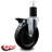 Phenolic Swivel 1-3/4 Inch Expanding Stem Caster with Brake SCC