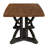 Marcotte 78-Inch Oak Top Dining Table With Interlocking Base-468723489