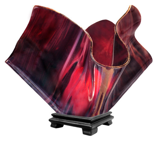Dale Torchiere Lamp, Plum