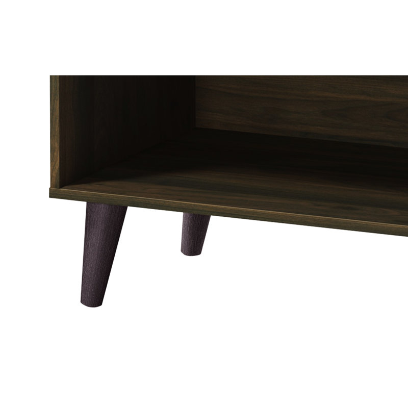 Walnut Tv Console With Storage, For Tvs Up To 50-59 Stylish Table, 50-59" Storage