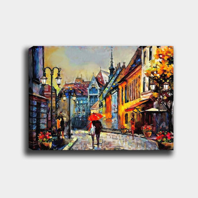 Wrapped Canvas Painting