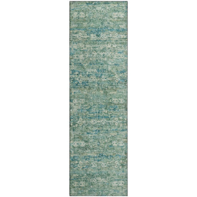 Premium Machine Washable Mayfield AMF2324 Ikat Rug
