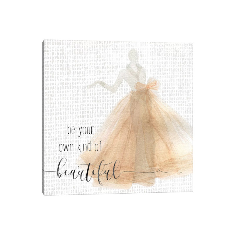 Be Beautiful by Carol Robinson - Print on Canvas, Wrapped Canvas, 30.48 cm H x 30.48 cm W
