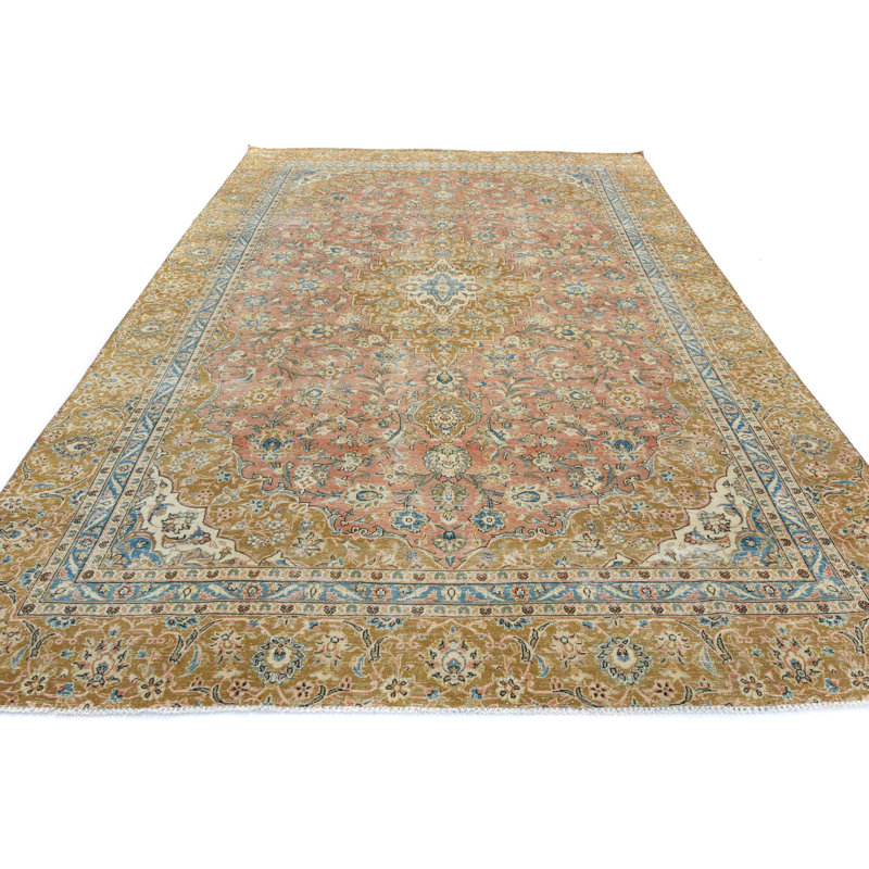 Tapis oriental délavé à la main 8X13