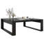 Coffee Table Black 100X100x35 Cm Engineered Wood
