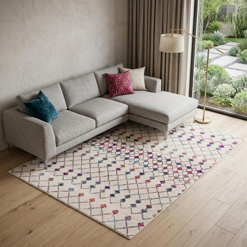 Tapis géométrique Bridgnorth, Rectangle 7 pi x 10 pi