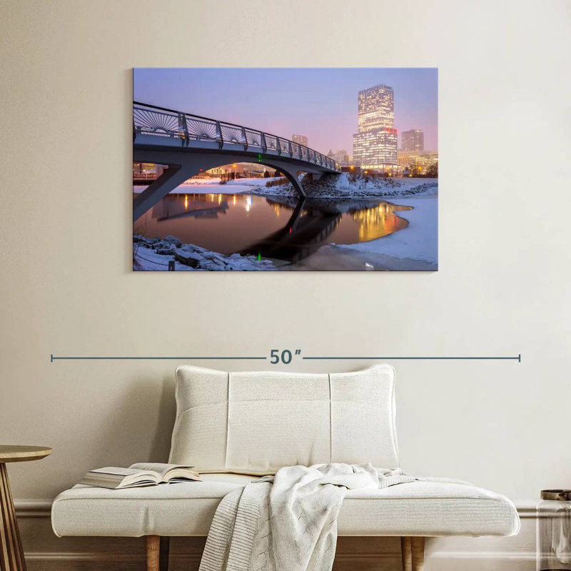 Nicci Milwaukee Winter Reflections, 26" H x 39" W