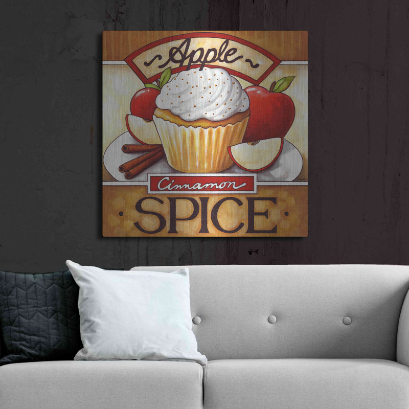 «Cupcake Apple Cinnamon Spice» par Cathy Horvath, H 36 po x l 36 po