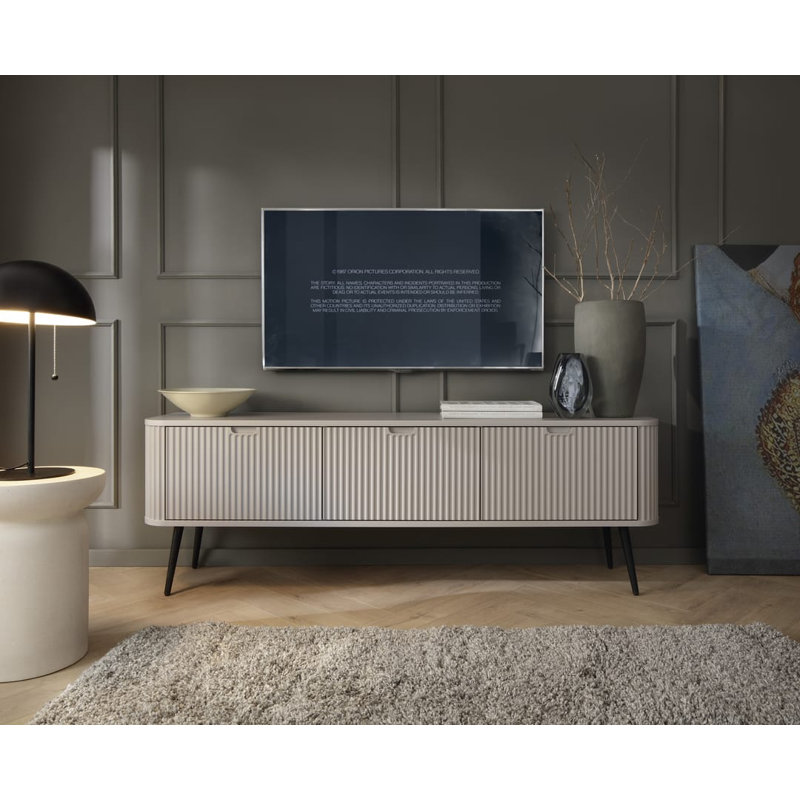 Sophisticated Midnight Delfausse TV Cabinet 168cm - Elegant Entertainment Hub, Cashmere