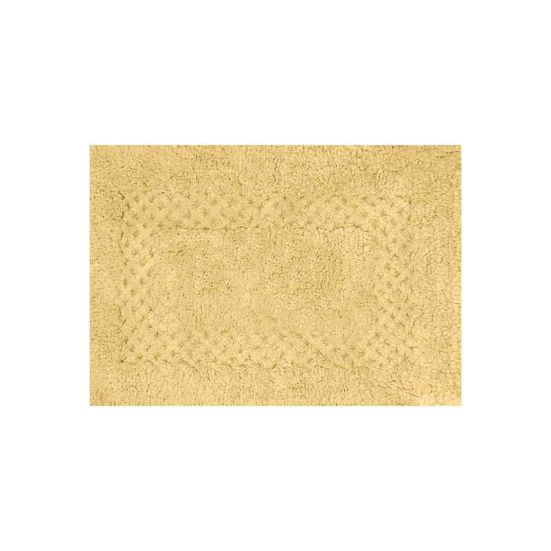 Antigona Soft Bath Rug, 17" W x 24" L, Yellow