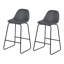 Ghillies Upholstered Counter Stool with Metal Frame