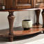 Buffet demi-cercle rétro en bois massif