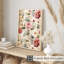 Motif floral de fleur VII, reproduction d'art non encadrée-634130641