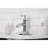 Kingston Brass Paris Single-Handle 1-Hole Deck Mount Bathroom Faucet with Brass Pop-Up-54357478