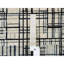 Tapis oriental noué à la main 8 pi 2 po x 9 pi 9 po noir en laine Ghazni 5B6DDA09AF3D421D9070DEFD436D1214