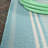 Gargatha Modern Double Stripe Aqua/Beige Indoor/Outdoor Rug-1185074376