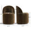Meuble-lavabo pivotant avec roulettes cachées Chenille-1162973044