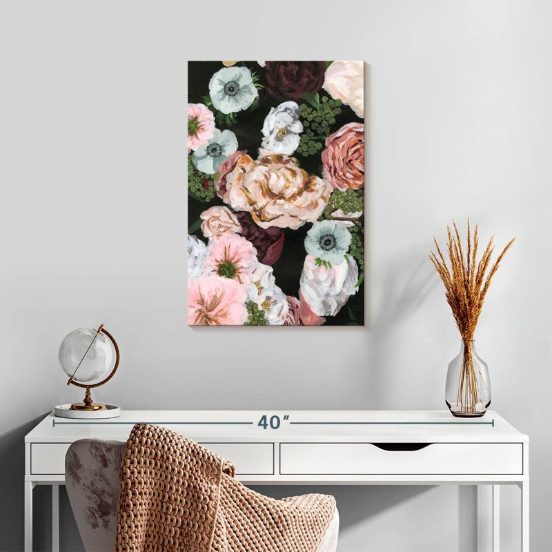 Noir Arrangement I, 24" H x 16" W